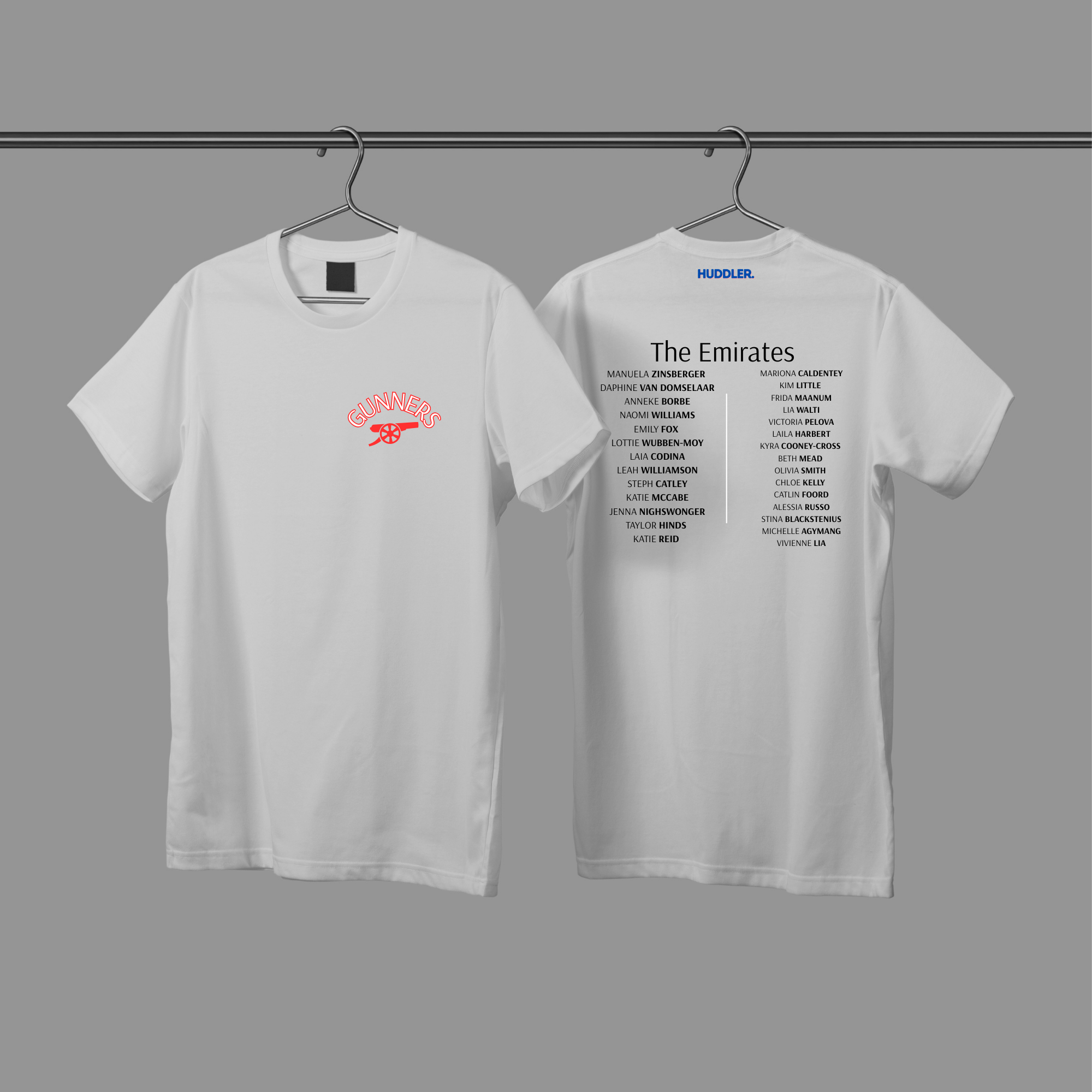 Gunners & Squad List - Fan T-Shirt