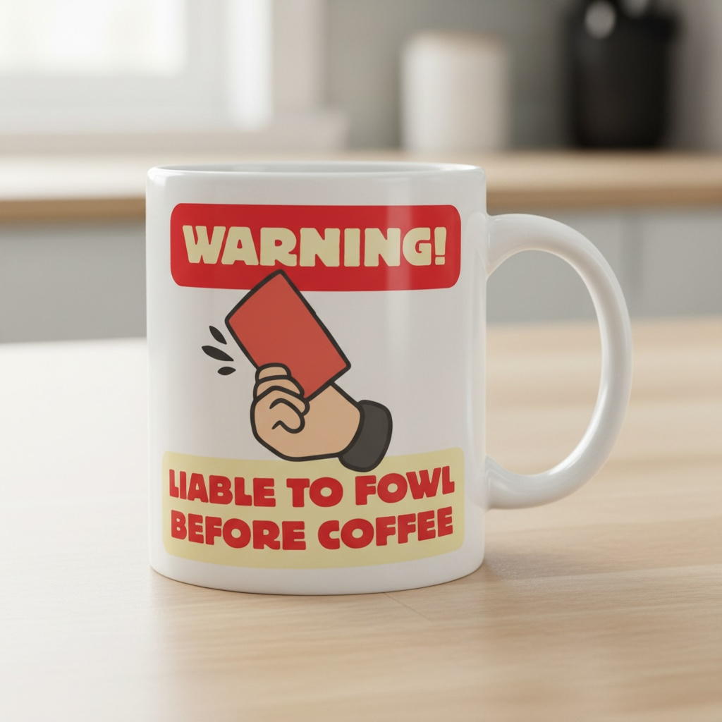 Warning Liable to fowl Mug