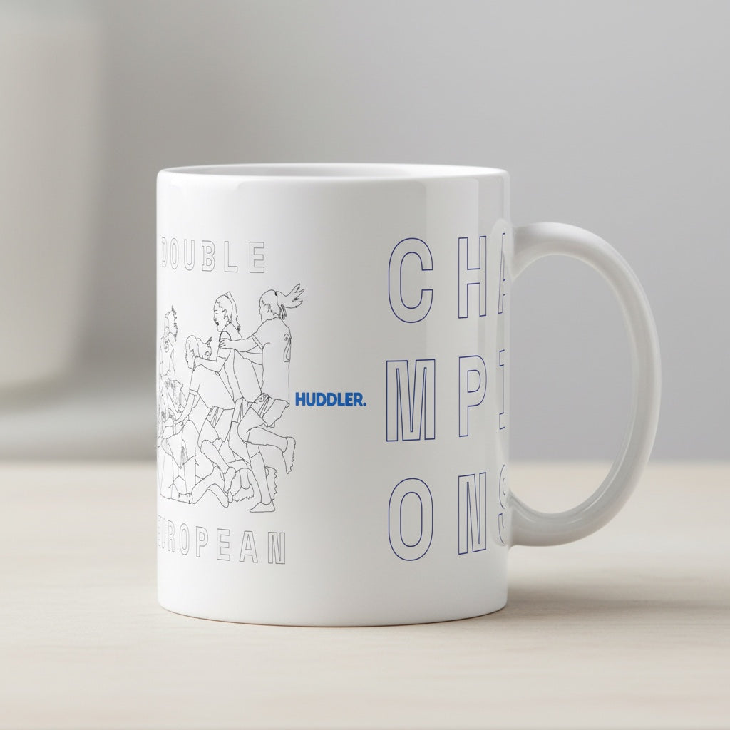 Double European Champions Mug