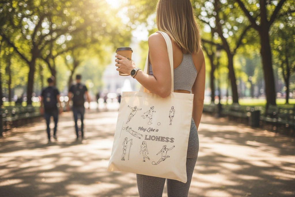 Play like a Lioness Tote bag