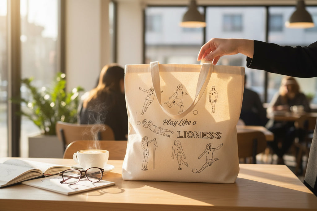 Play like a Lioness Tote bag
