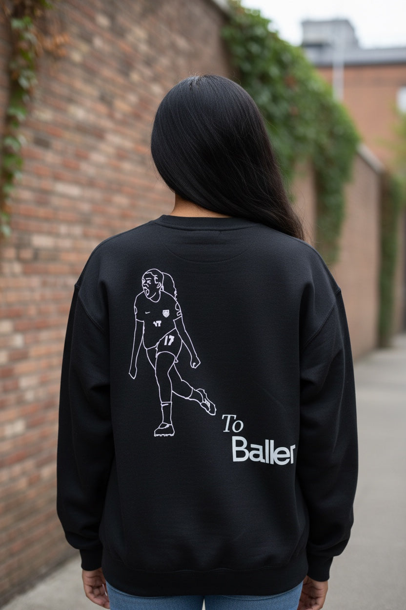 From Ball girl to Baller- Michelle Agyemang Sweatshirt