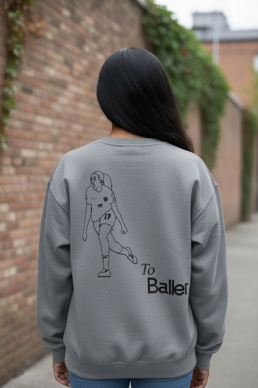 From Ball girl to Baller- Michelle Agyemang Sweatshirt